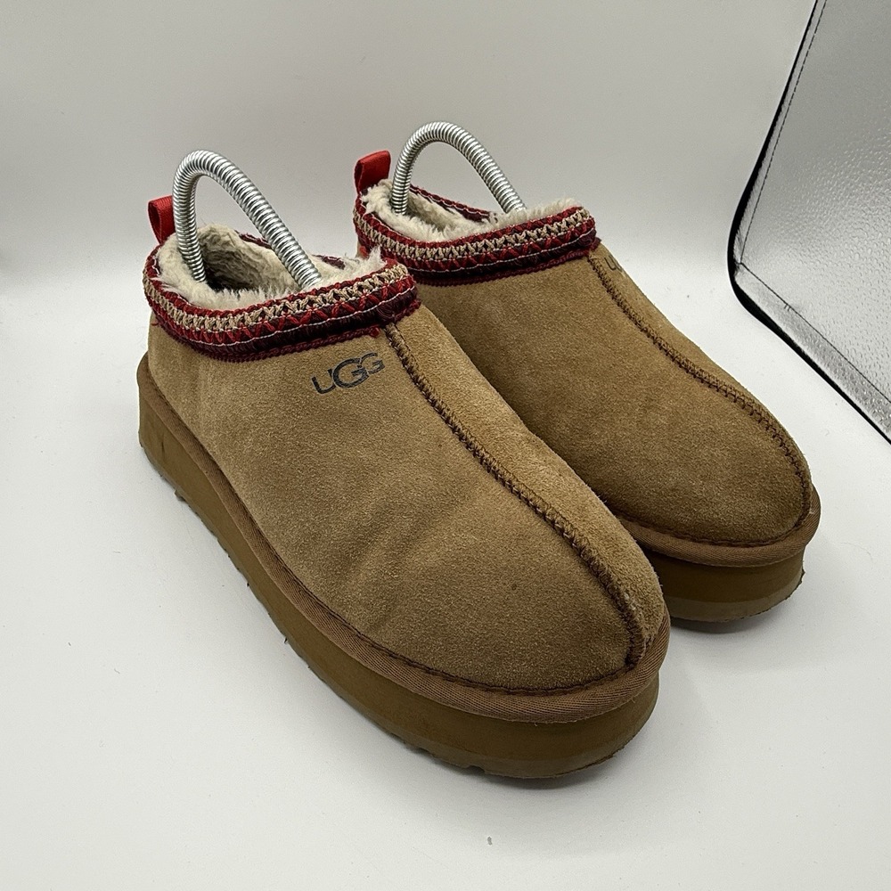 UGG Tasman Crafted Regenerate Slippers Sand Women Size US 8